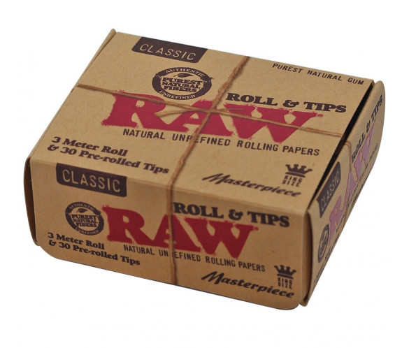 Рулон с Pre-Rolled фильтрами RAW — Masterpiece