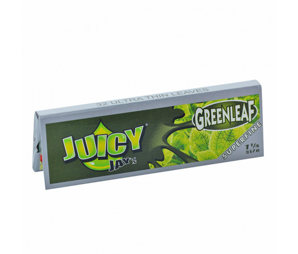 Бумажки Juicy Jay's FINE — GREEN LEAF 1¼ 