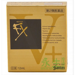 Витаминизированные капли для глаз с витамином В6 Santen — Sante FX V+, 12 мл