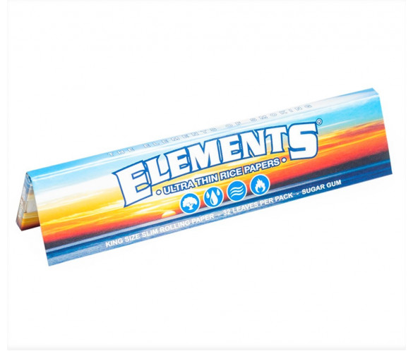 Бумажки Elements — King Size Slim