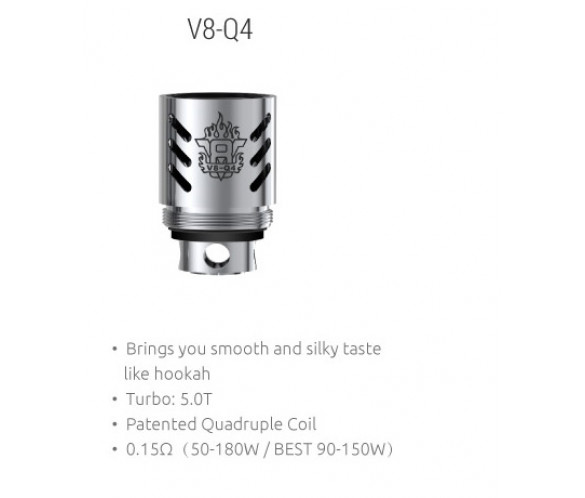 Испаритель SMOK TFV8 V8-Q4 heads/Patented Quadruple