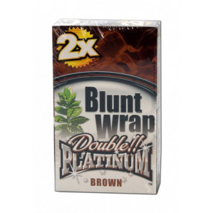 Бланты Blunt Wrap Platinum double BROWN