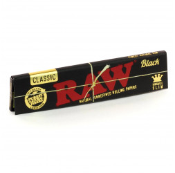 Бумажки RAW — Classic Black King Size Slim