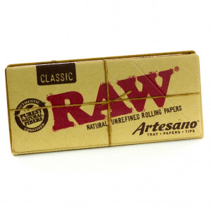 Бумажки с фильтрами и полянкой RAW — Artesano King Size Slim