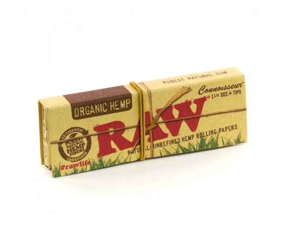 Бумажки с фильтрами RAW — Organic Hemp Connoisseur 1¼