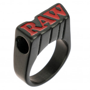 Черное кольцо RAW, размер 9, 20мм