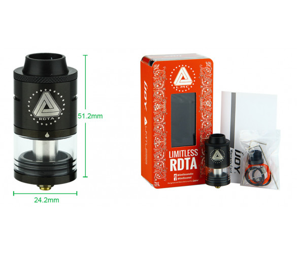 IJOY Limitless RDTA Atomizer - 4ml (black)