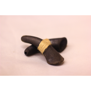 Рожок «Козья ножка» — трубка из глины ручной работы