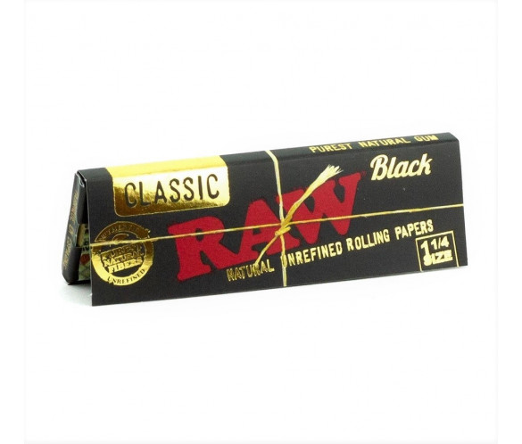 Бумажки RAW — Classic Black 1¼