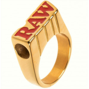 Золотое кольцо RAW, размер 10, 21мм